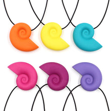 Load image into Gallery viewer, Ark Therapeutic Seashell Chew Necklace: Lavender XXT