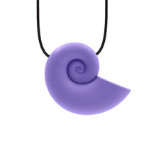 Load image into Gallery viewer, Ark Therapeutic Seashell Chew Necklace: Lavender XXT