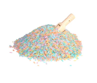 Jellystone Designs Sensory Rice Base: Pastel