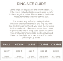 Load image into Gallery viewer, Palas Jewellery Gratitude Meditation Spinning Ring: Size  X Large