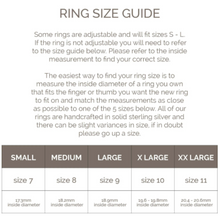Load image into Gallery viewer, Palas Jewellery Lotus Meditation Spinning Ring: Size X Large