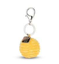 Load image into Gallery viewer, Smiley Keychain ECO Corduroy 4.5cm: Yellow - On Sale was $24.95
