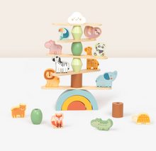 Load image into Gallery viewer, Forest Friends Wooden Stacking Animals Game