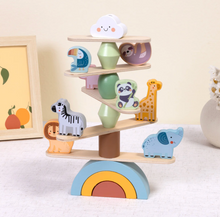 Load image into Gallery viewer, Forest Friends Wooden Stacking Animals Game