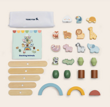Load image into Gallery viewer, Forest Friends Wooden Stacking Animals Game
