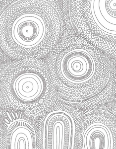 Colour Your Own Colouring Book: Strong Spirit (Blue)