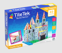 Load image into Gallery viewer, TileTek (Learn &amp; Grow Toys): Magnetic Tile Toppers - Castle Pack