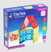 Load image into Gallery viewer, TileTek (Learn &amp; Grow Toys): Magnetic Tiles: Large Squares - 8 Piece