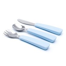 Load image into Gallery viewer, We Might be Tiny: Toddler Cutlery Set: Powder Blue