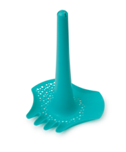 Load image into Gallery viewer, Quut Triplet Rake Beach Toy: Lagoon Green