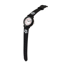 Load image into Gallery viewer, Cactus Time Teacher Watch: Black / Soccer Ball