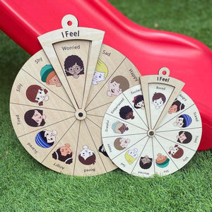 My Learning Toolbox: Wooden Wheel of Feelings (Small) - The Sensory Studio