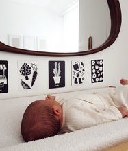 Load image into Gallery viewer, Lauren Sissons Studio: High Contrast Black/White Baby Flashcards
