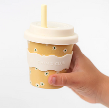 Load image into Gallery viewer, Chino Club Babychino Cup: Yellow Daisy 4oz
