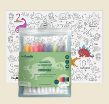 Load image into Gallery viewer, Hey Doodle 123 Silicone A3 Activity Mat: Dino Roar
