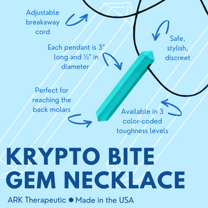 ARK Therapeutic Krypto-Bite Chew Necklace: Black (XT)