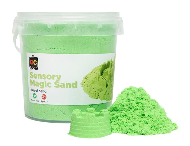 Sensory Magic Sand 1kg Green