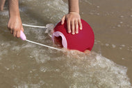 Quut Ballo Water Bucket: Cherry Red and Pink - The Sensory Studio