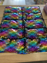 Load image into Gallery viewer, Weighted Lap Pad 2kg: Rainbow Sequin - The Sensory Studio