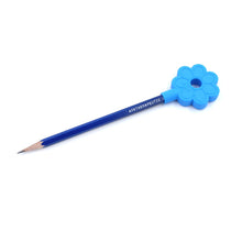 Load image into Gallery viewer, Ark Therapeutic Flower Chewable Pencil Topper: Light Blue XT