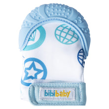 Load image into Gallery viewer, BibiPal Teething Mitt:  Blue: On Sale was $16.95