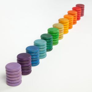 Grapat Coins 12 Colours, 72 Pieces