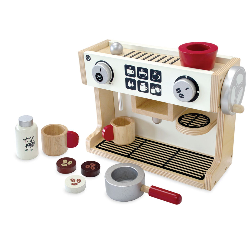 I'm Toy Wooden Barista Coffee Maker