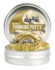 Crazy Aaron's Thinking Putty: Gelt Gold 2" Tin