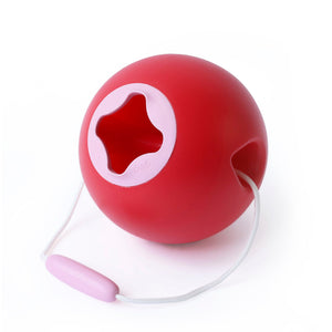 Quut Ballo Water Bucket: Cherry Red and Pink