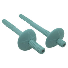 Load image into Gallery viewer, Smoosh Silicone Baby Straw Set: Teal: On Sale was $12.95