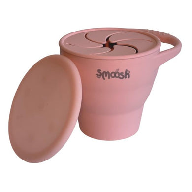 Smoosh Snack Cup with Lid: Pink: On Sale was $24.95