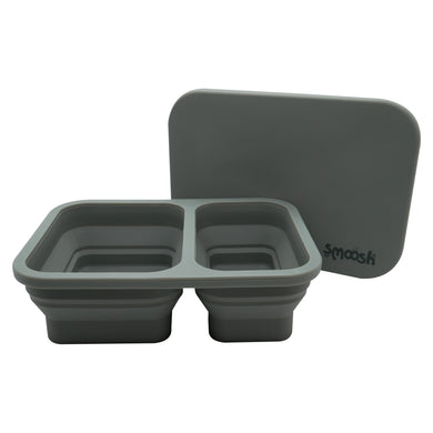 Smoosh Silicone Collapsible Lunch Box: Grey: On Sale was $29.95