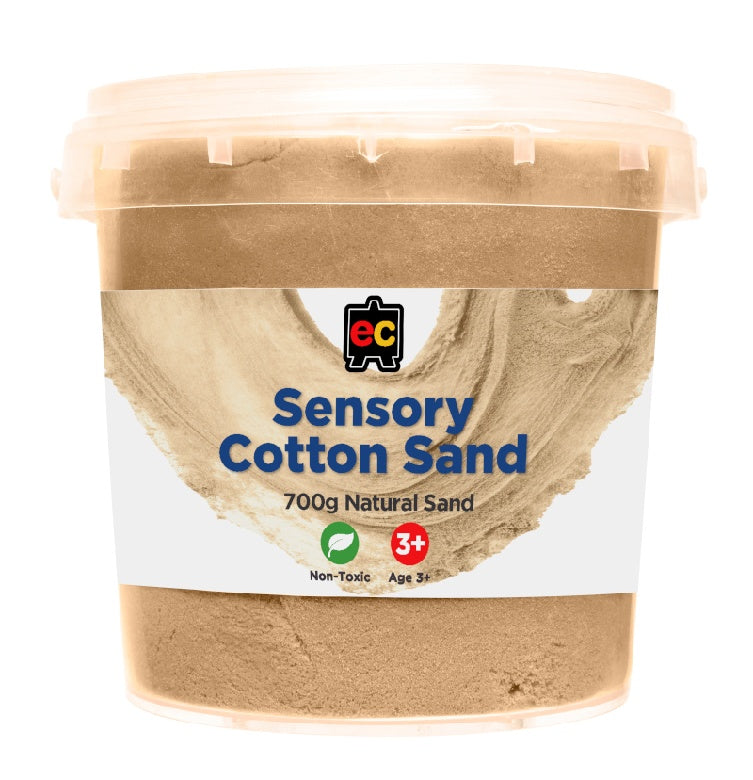 Sensory Cotton Sand 700g Tub Natural