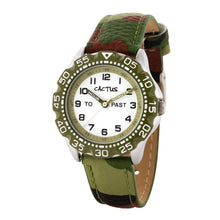 Load image into Gallery viewer, Cactus Time Teacher Watch - Master Green Camo