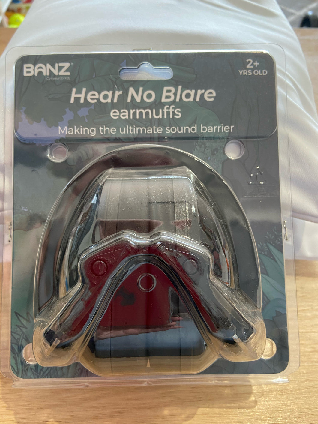 Banz Kids Protective Earmuffs (Age 3-12 Yrs +): Black