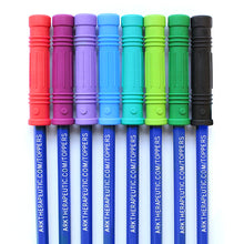 Load image into Gallery viewer, Ark Therapeutic Bite Saber: Chewable Pencil Topper: Dark Blue Standard