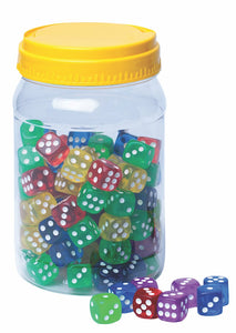 6 Sided Dot dice (Sold Individually)