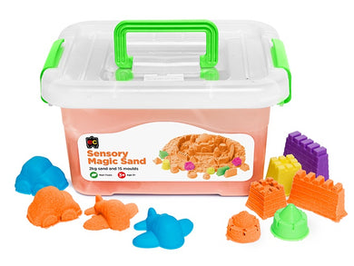 Sensory Magic Sand with Moulds 2Kg Orange