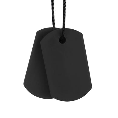 Ark Therapeutic Chew Tags Necklace: Black XT - The Sensory Studio