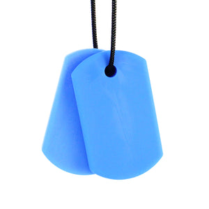 Ark Therapeutic Chew Tags Necklace: Royal Blue XXT