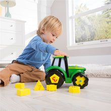 Load image into Gallery viewer, John Deere Learn &#39;N&#39; Pop Shape Sorter Tractor