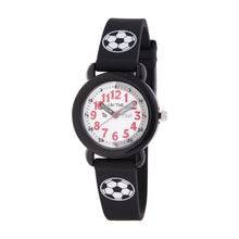 Load image into Gallery viewer, Cactus Time Teacher Watch: Black / Soccer Ball