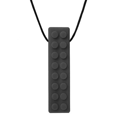 ARK Therapeutic Brick Chew Necklace (Textured) Black XT