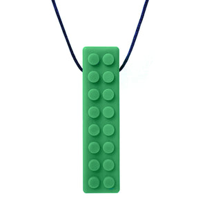 ARK Therapeutic Brick Chew Necklace (Textured) Forest Green XXT