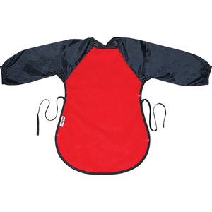 Silly Billyz Messy Eater Fleece Bib - Red/Navy (1-3years)