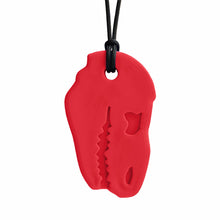 Load image into Gallery viewer, ARK Therapeutic Dino-Bite Chew Necklace: Red (Standard)