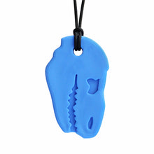 Load image into Gallery viewer, ARK Therapeutic Dino-Bite Chew Necklace:  Royal Blue XXT
