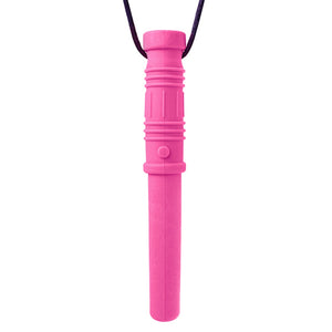 Ark Therapeutic Bite Saber Chew Necklace - Hot Pink XT