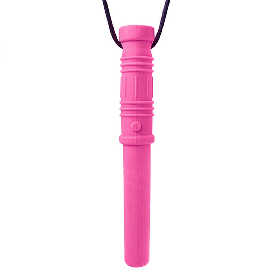 Ark Therapeutic Bite Saber Chew Necklace - Hot Pink XT