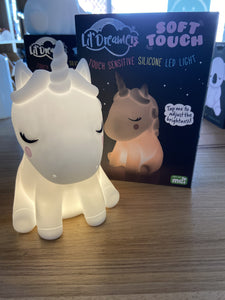 Lil Dreamers Soft Touch Silicone Unicorn LED Night Light